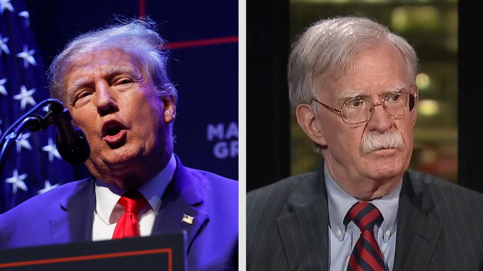 Donald Trump and John Bolton