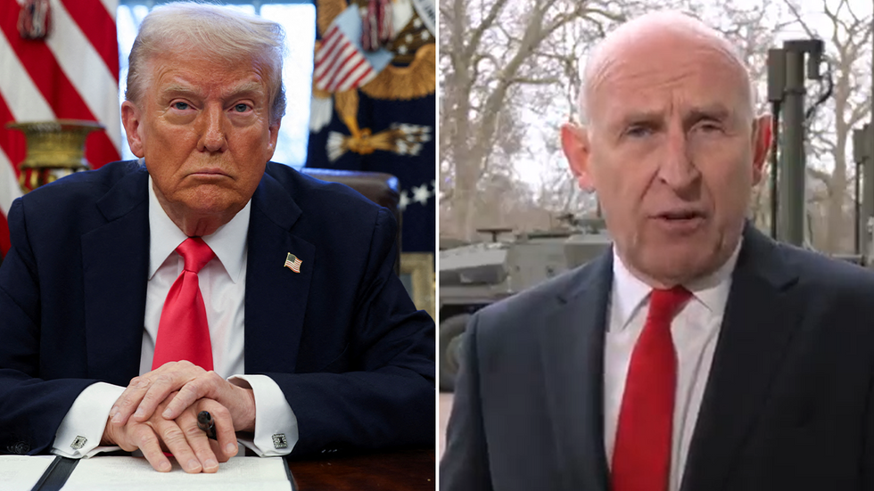 Donald Trump and John Healey