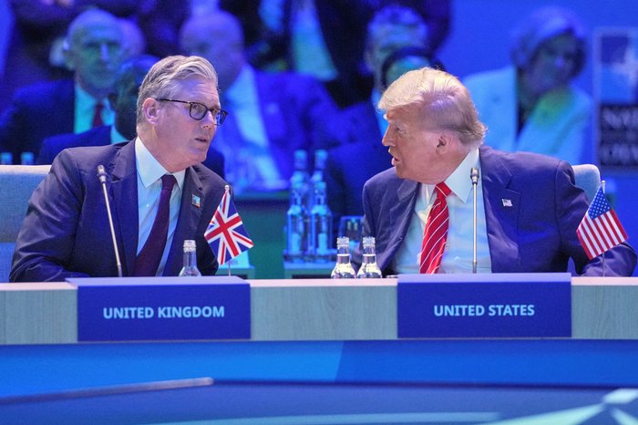 Donald Trump and Keir Starmer