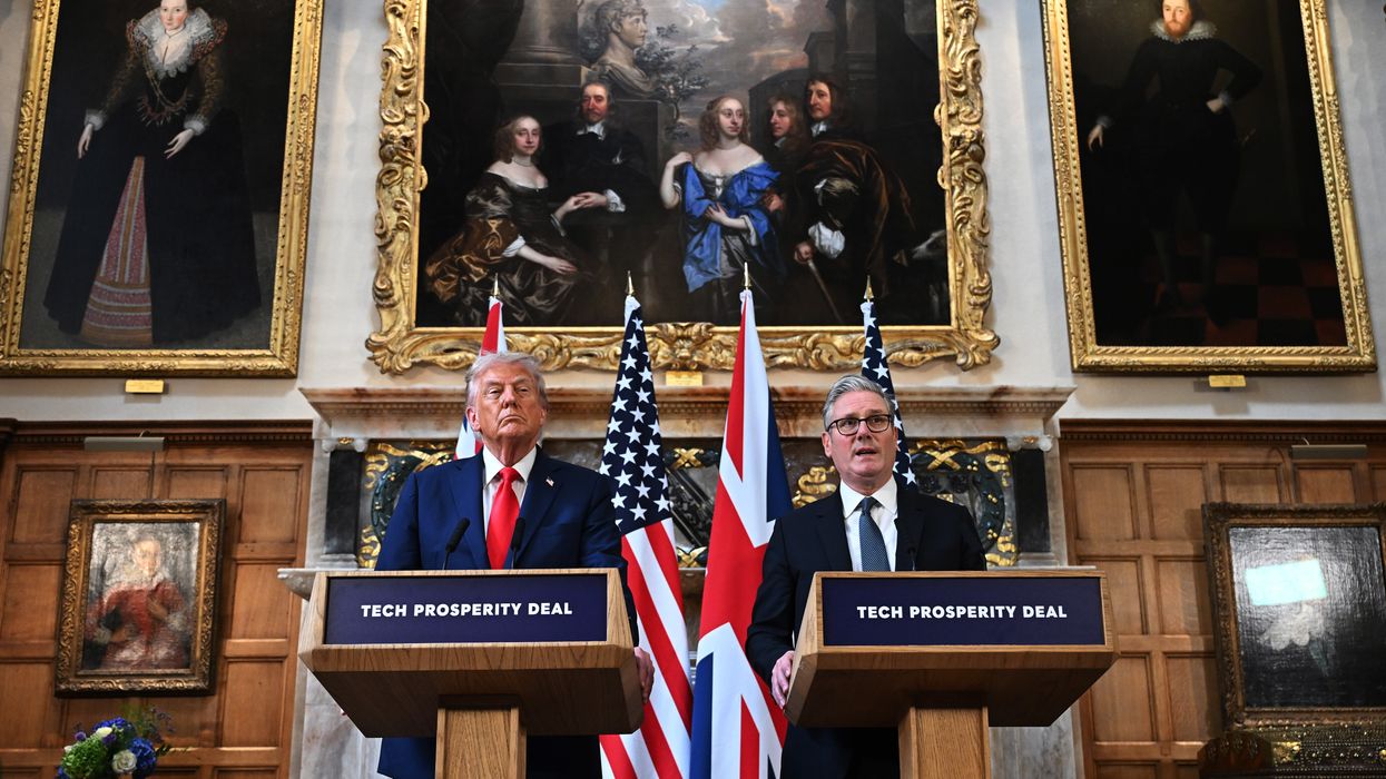 Donald Trump and Keir Starmer