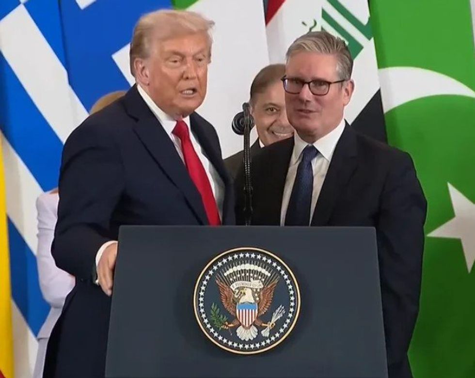 Donald Trump and Keir Starmer