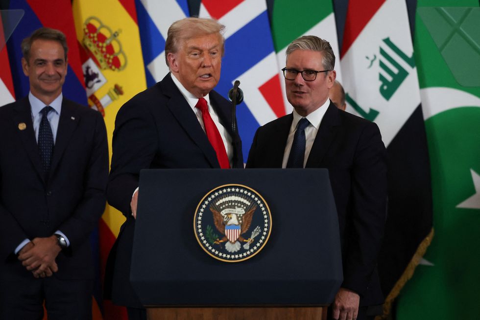 Donald Trump and Keir Starmer