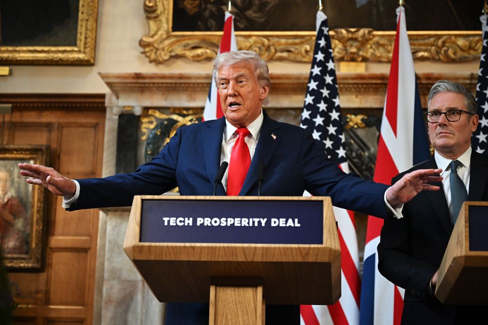 Donald Trump and Keir Starmer