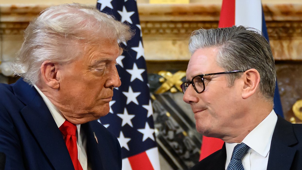 Donald Trump and Keir Starmer