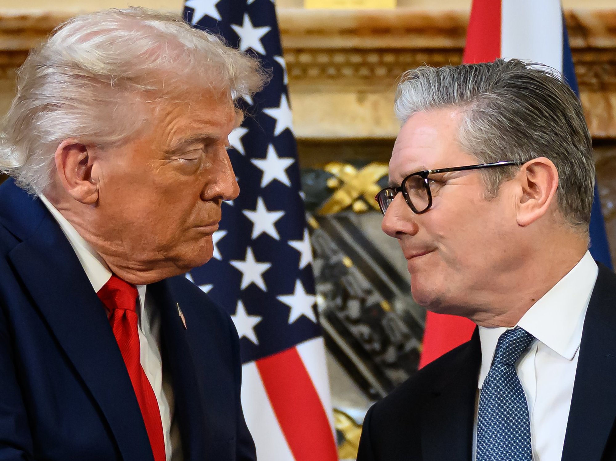 Donald Trump and Keir Starmer