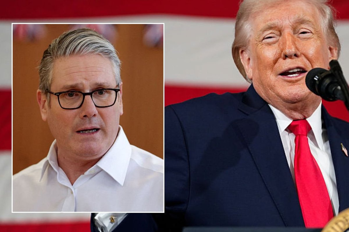 Donald Trump and Keir Starmer