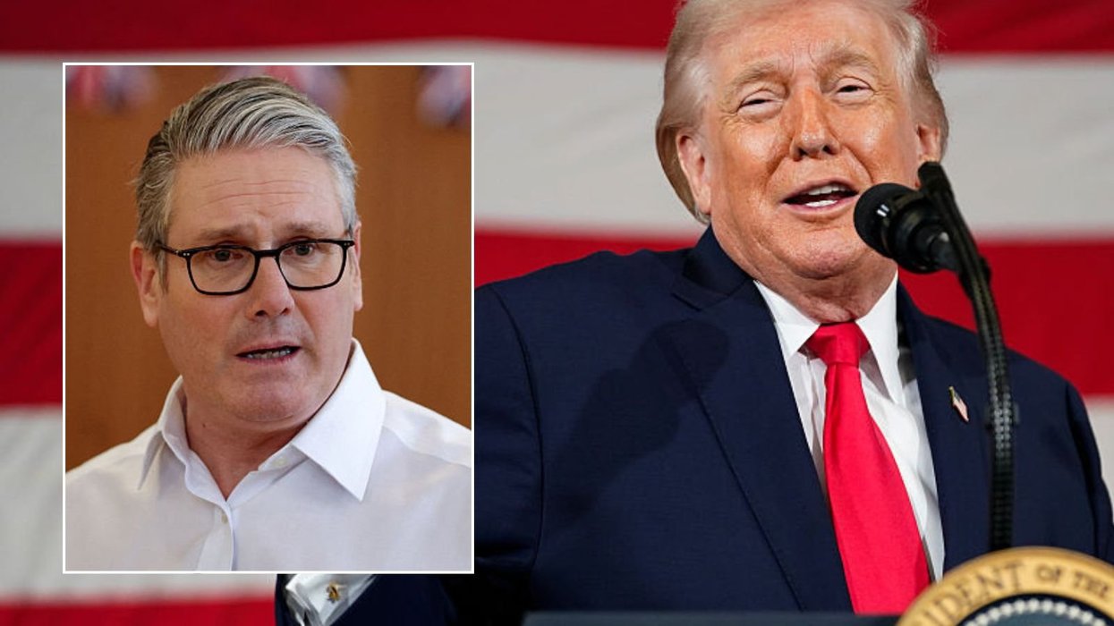 Donald Trump and Keir Starmer