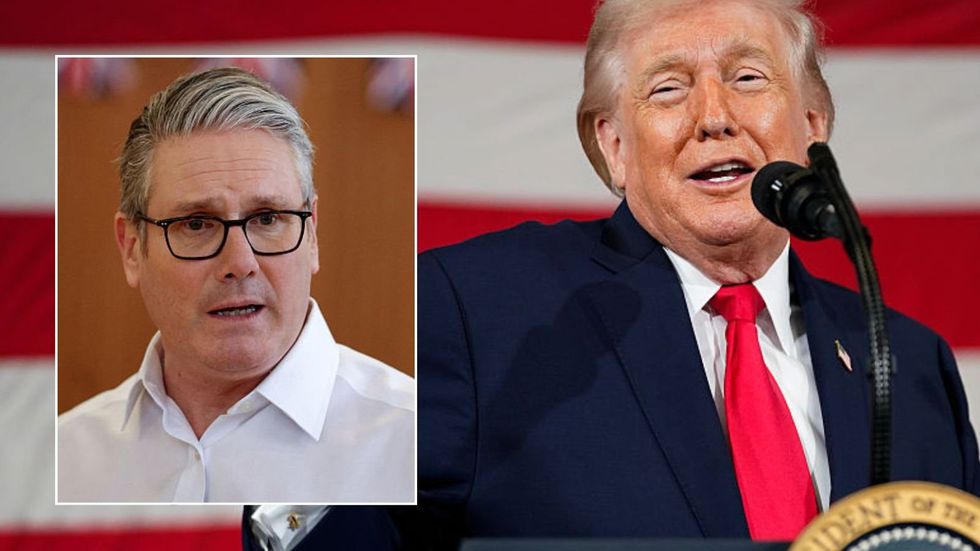 Donald Trump and Keir Starmer