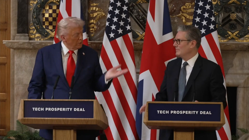 Donald Trump and Keir Starmer