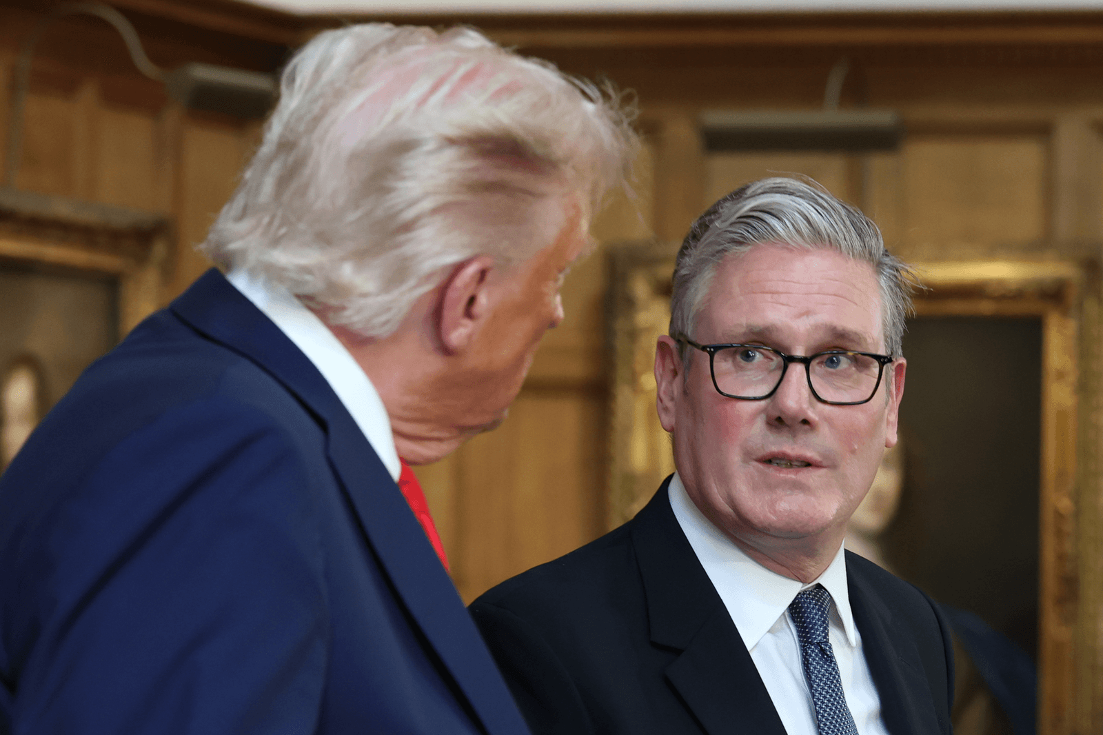 Donald Trump and Keir Starmer
