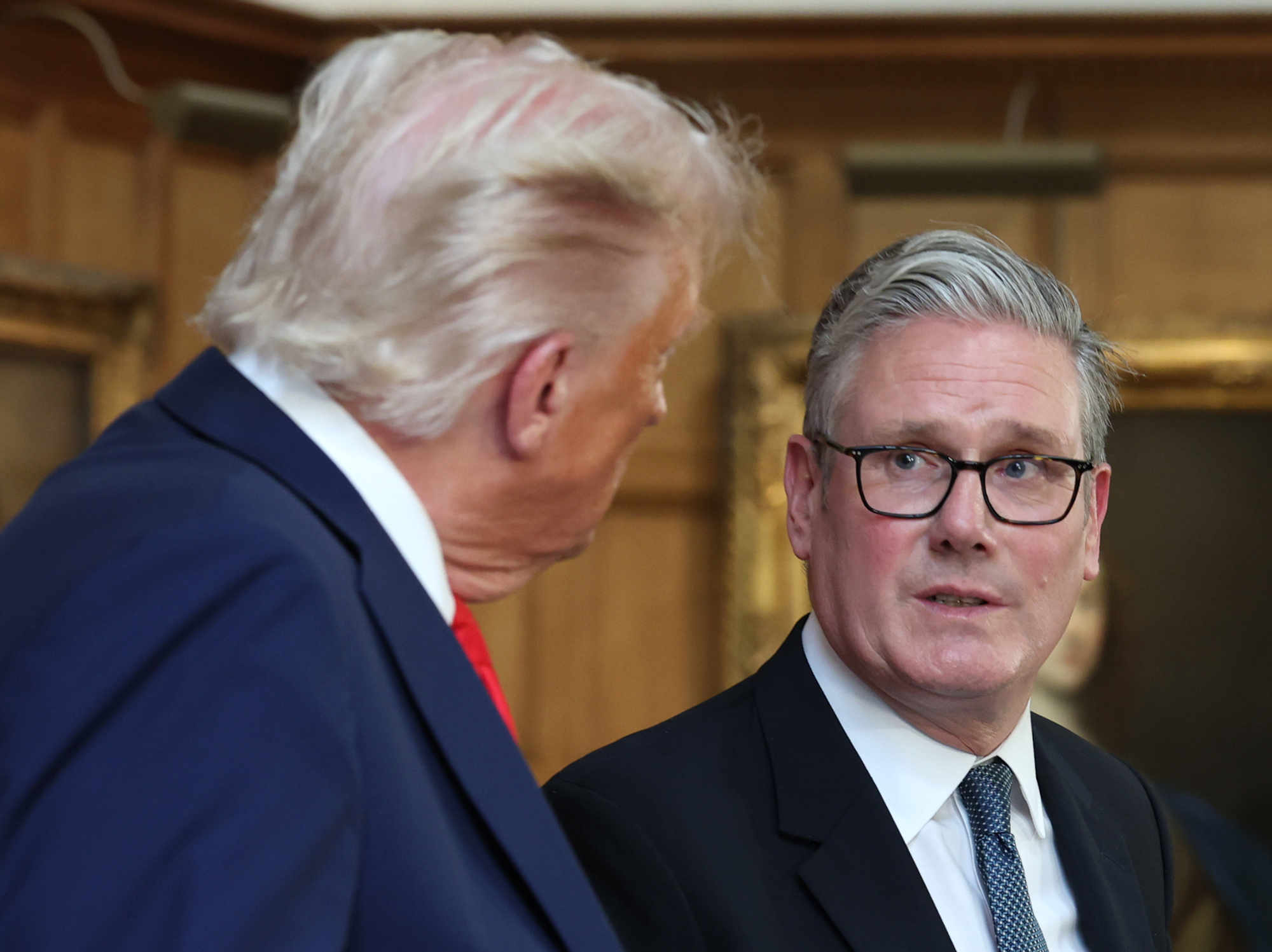 Donald Trump and Keir Starmer