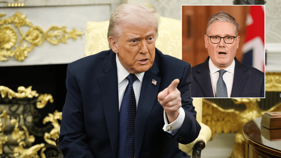 Donald Trump and Keir Starmer