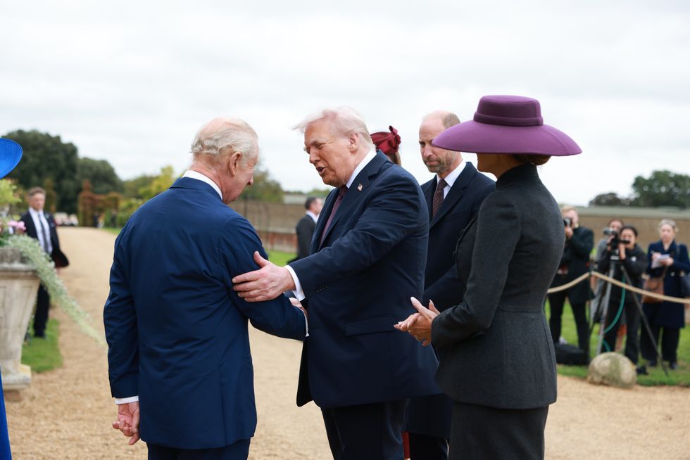 Donald Trump and King Charles