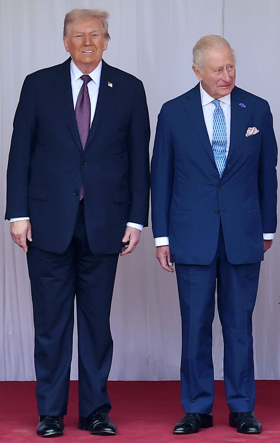 Donald Trump and King Charles