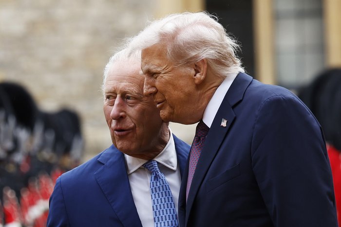 Donald Trump and King Charles