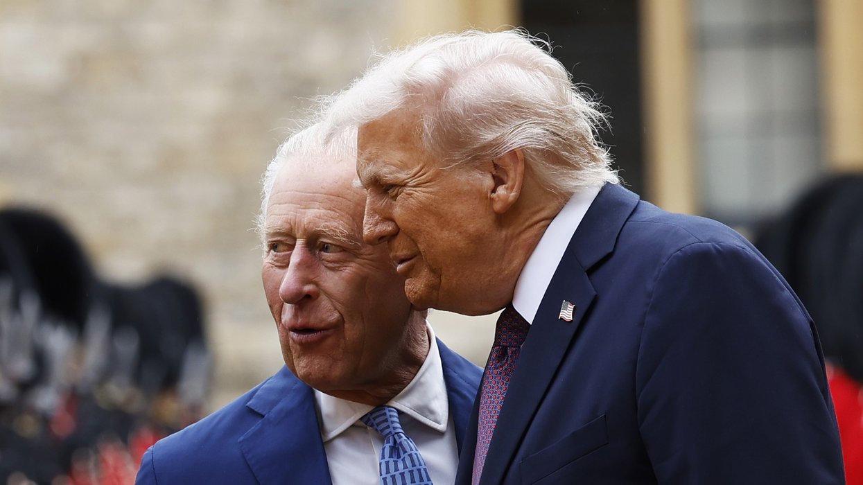 Donald Trump and King Charles