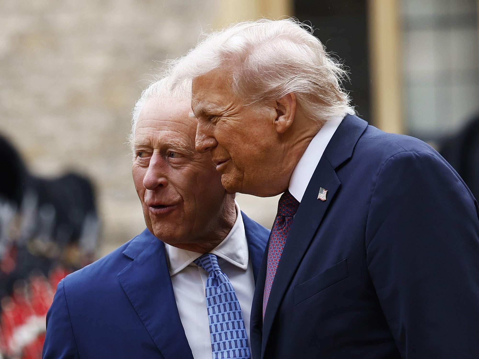 Donald Trump and King Charles