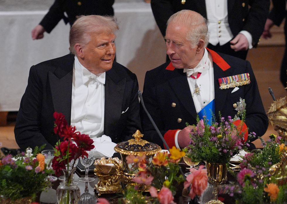 Donald Trump and King Charles