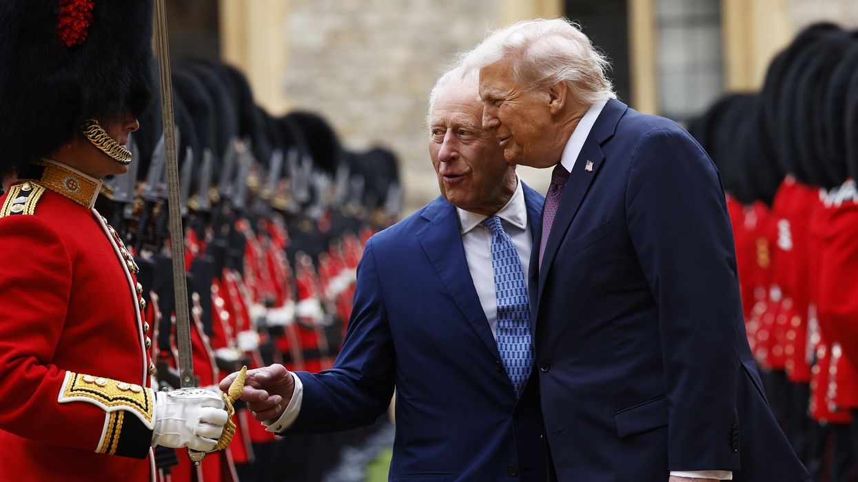 Donald Trump and King Charles