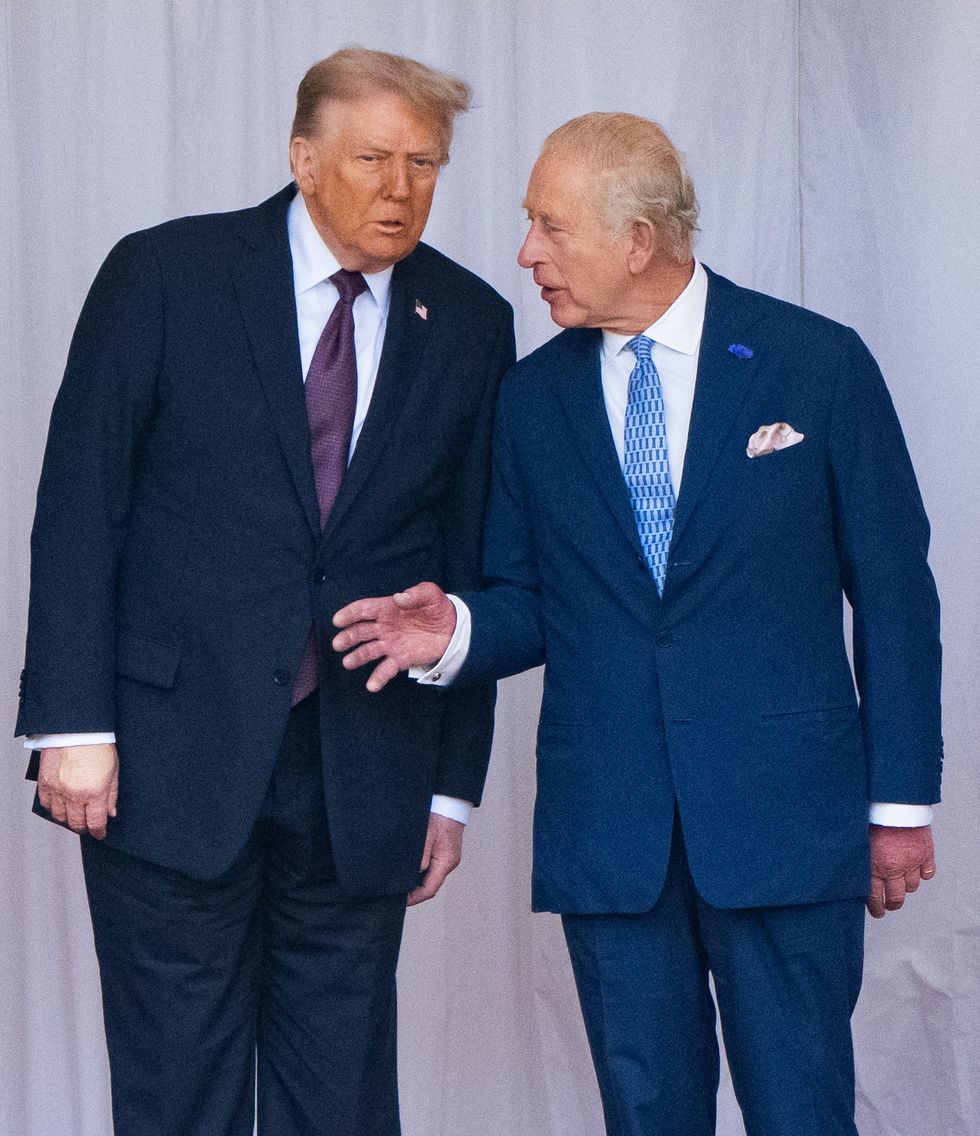 Donald Trump and King Charles
