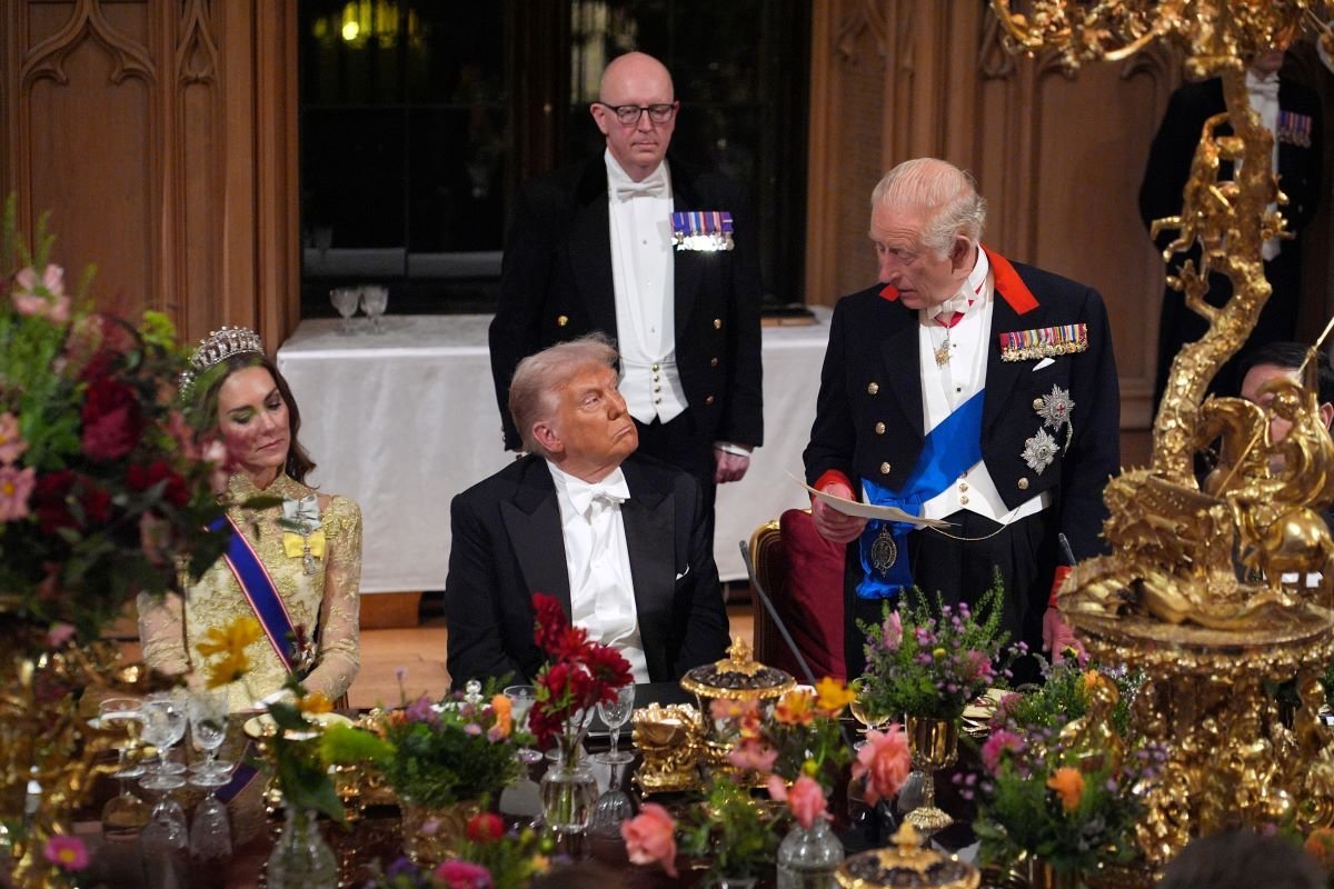 Donald Trump and King Charles