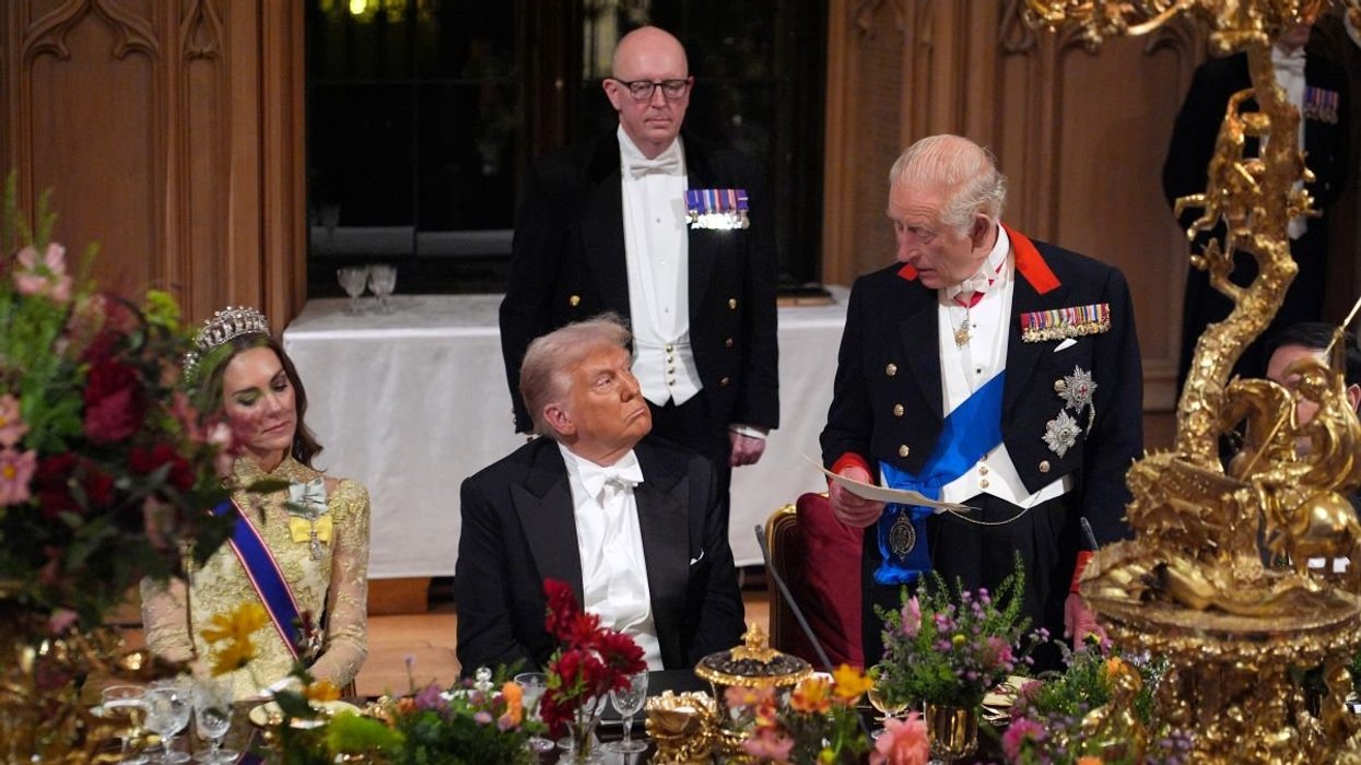 Donald Trump and King Charles