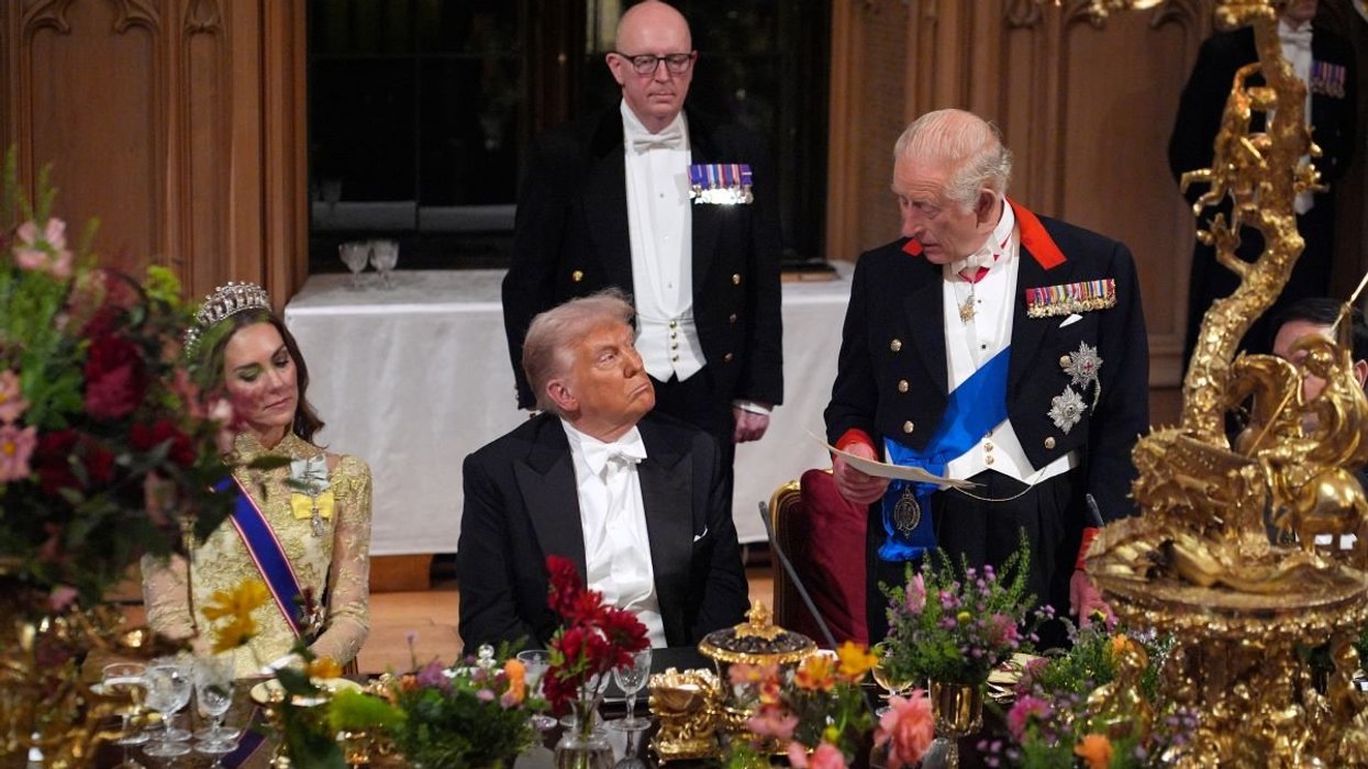 Donald Trump and King Charles