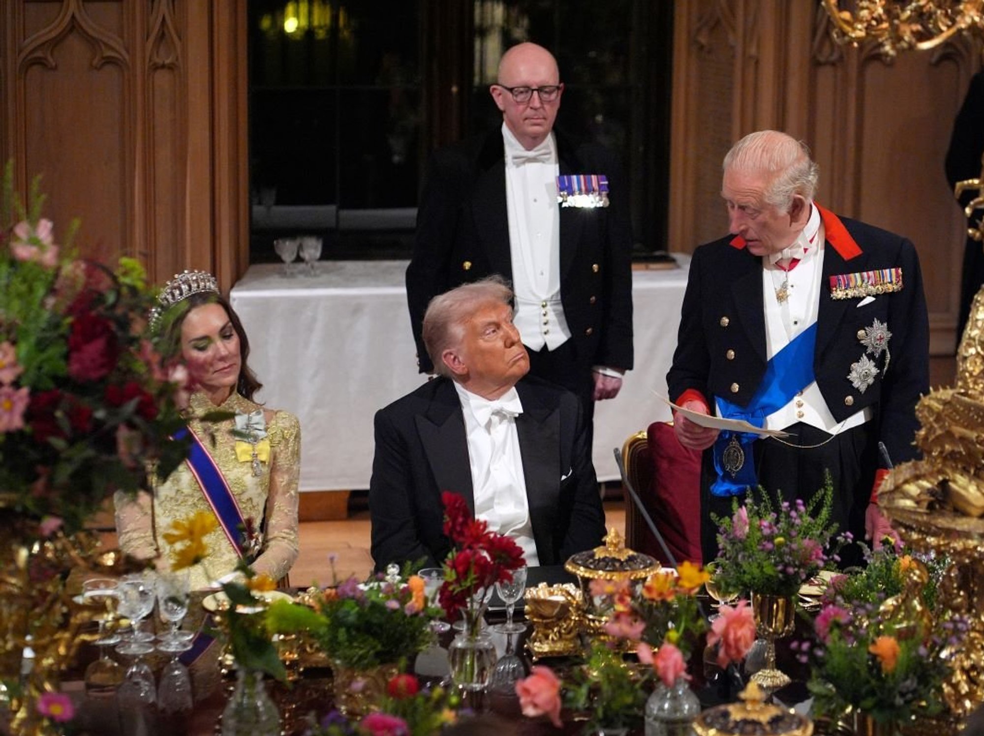 Donald Trump and King Charles