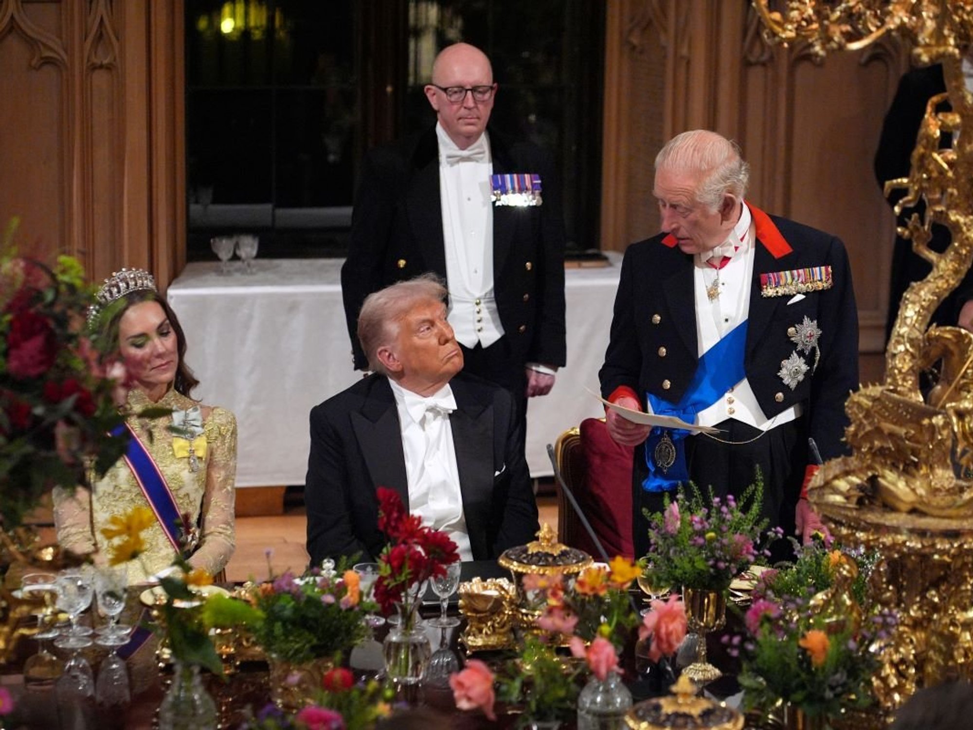Donald Trump and King Charles