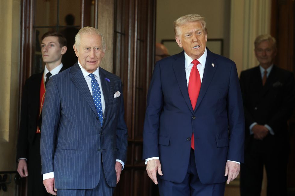 Donald Trump and King Charles