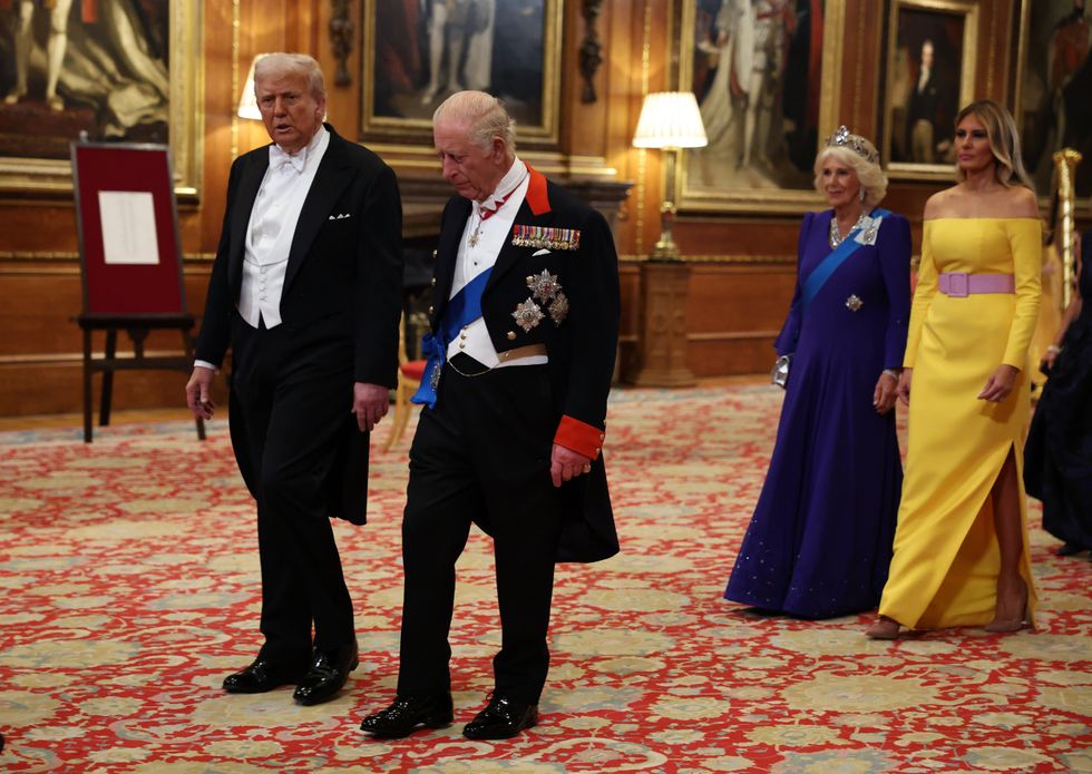 Donald Trump and King Charles