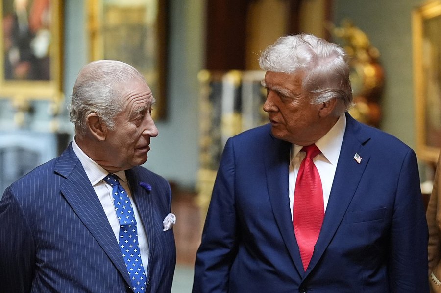Donald Trump and King Charles