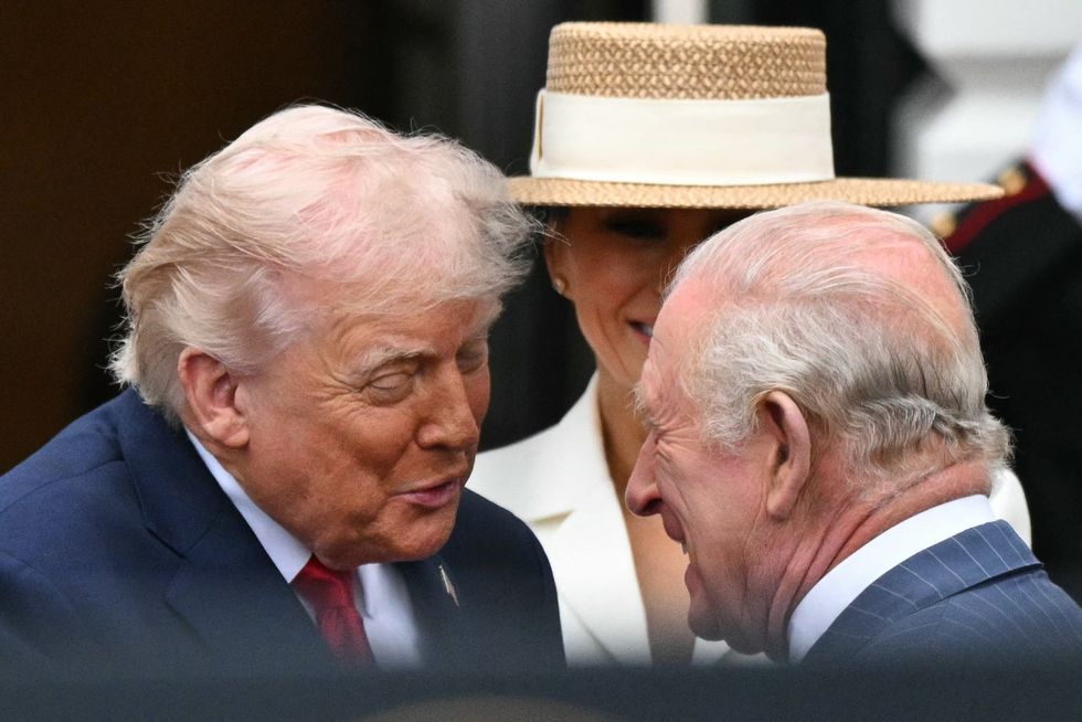 Donald Trump and King Charles