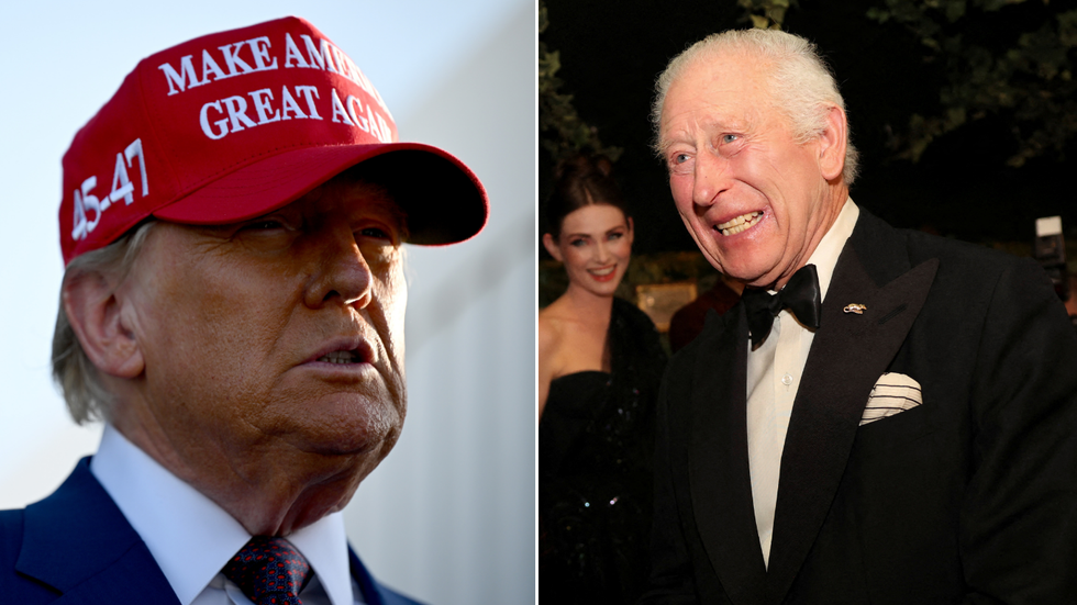 Donald Trump and King Charles