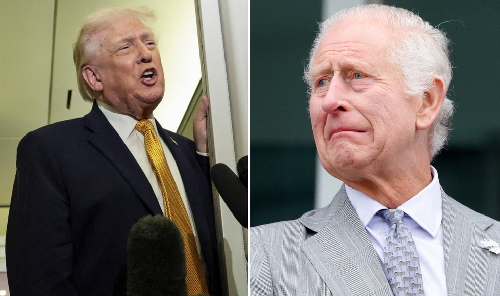 Donald Trump and King Charles