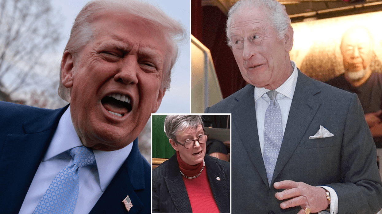 Donald Trump and King Charles