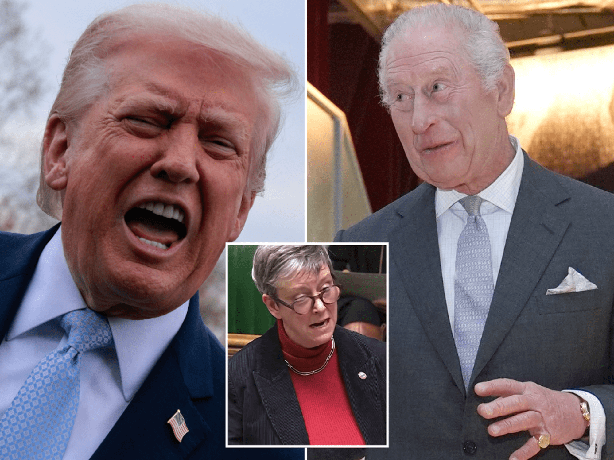 Donald Trump and King Charles