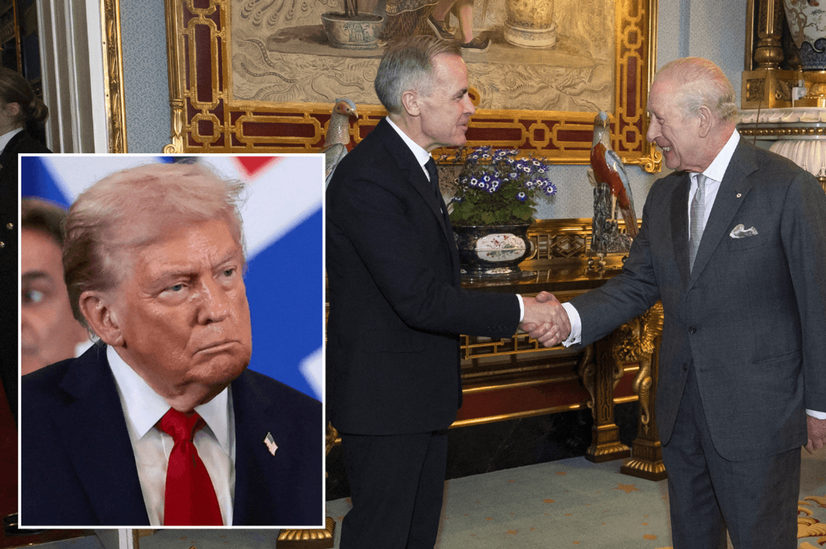 Donald Trump and King Charles