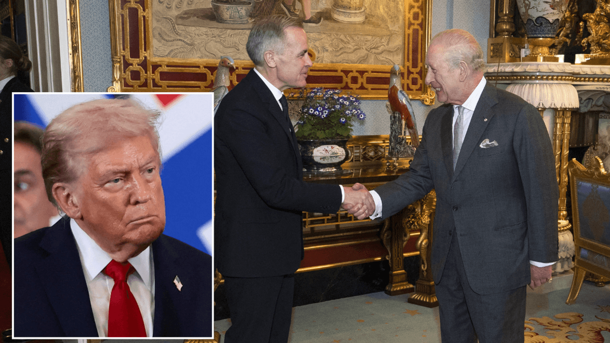 Donald Trump and King Charles