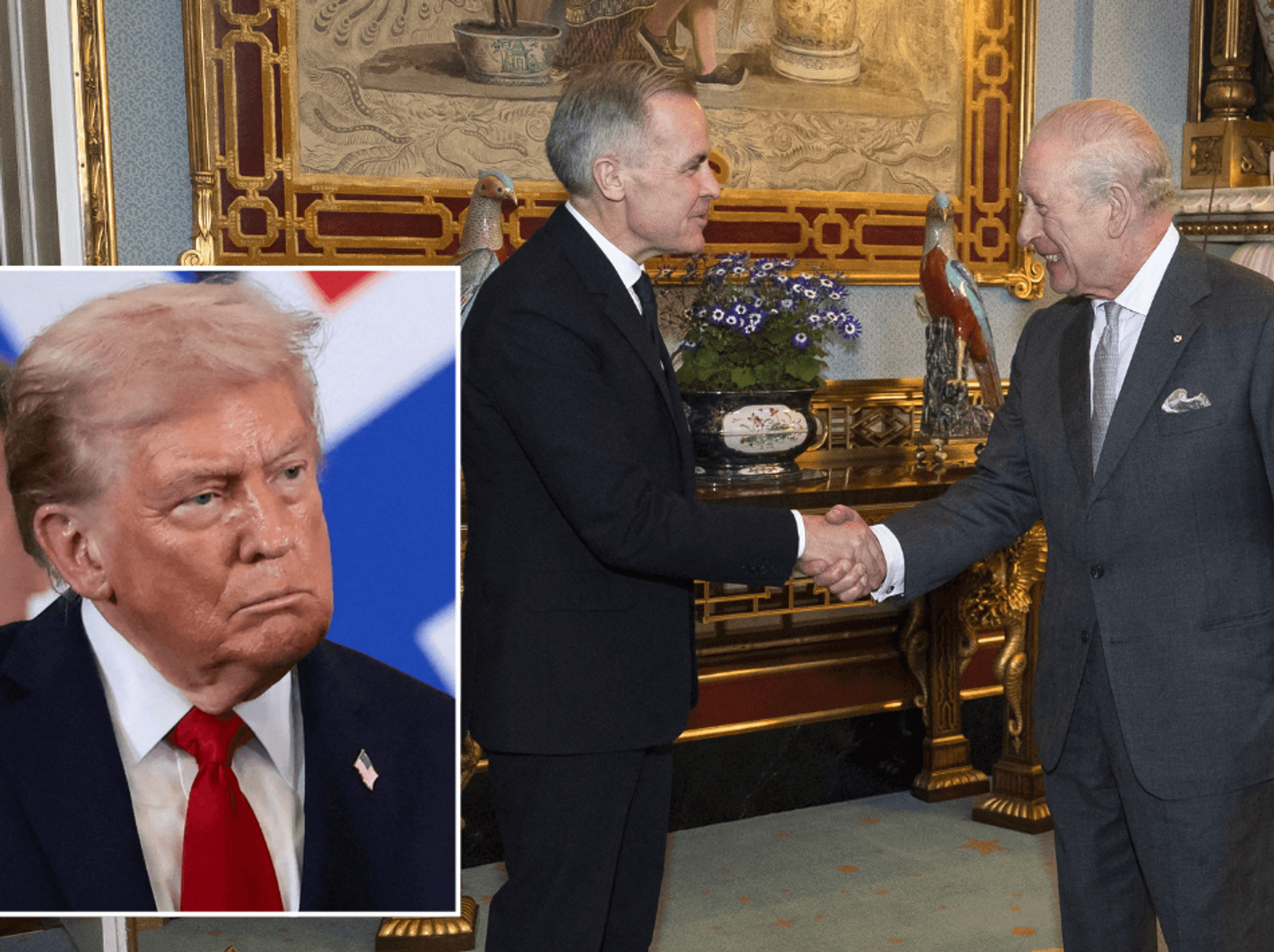 Donald Trump and King Charles