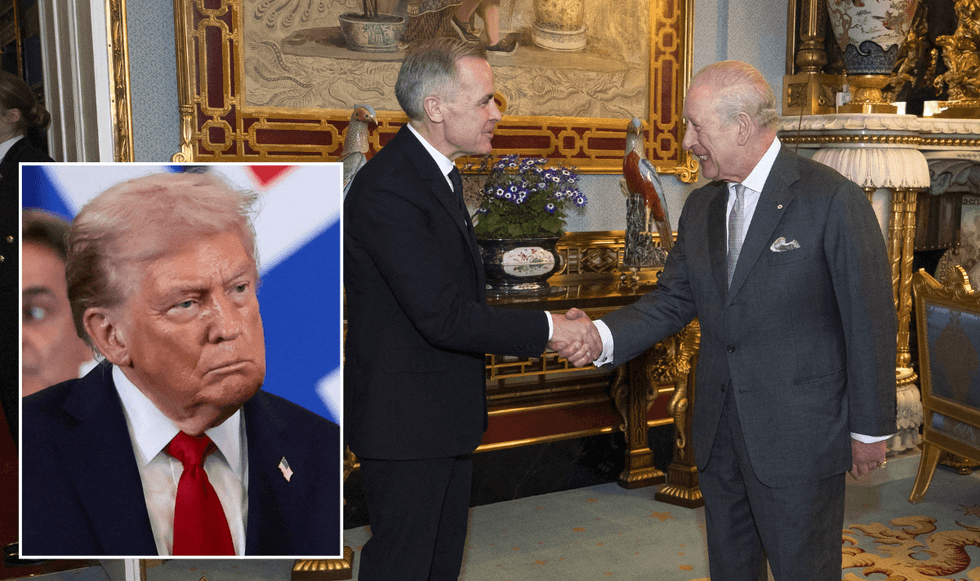 Donald Trump and King Charles
