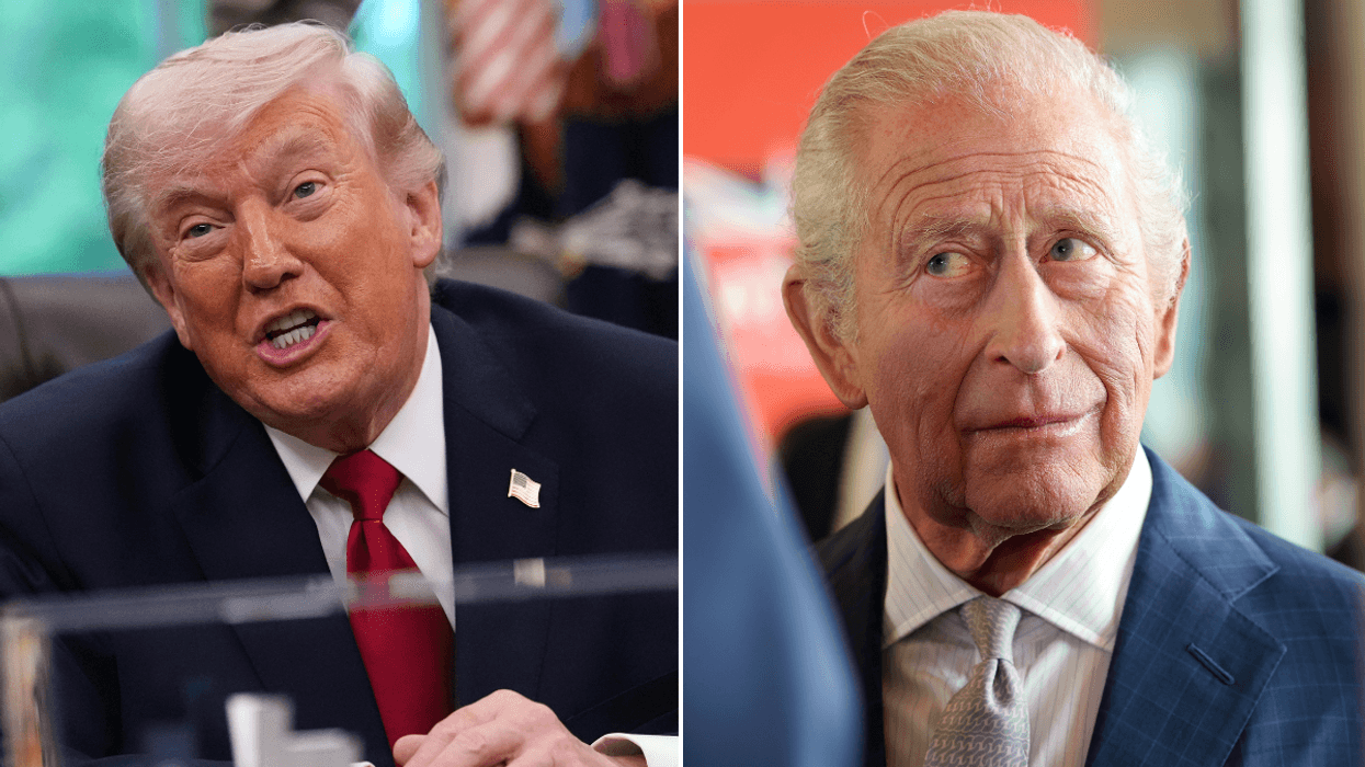 Donald Trump and King Charles