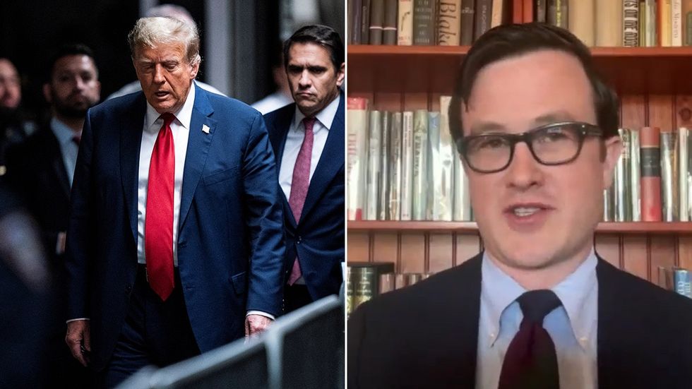 Donald Trump and Matthew Schmitz