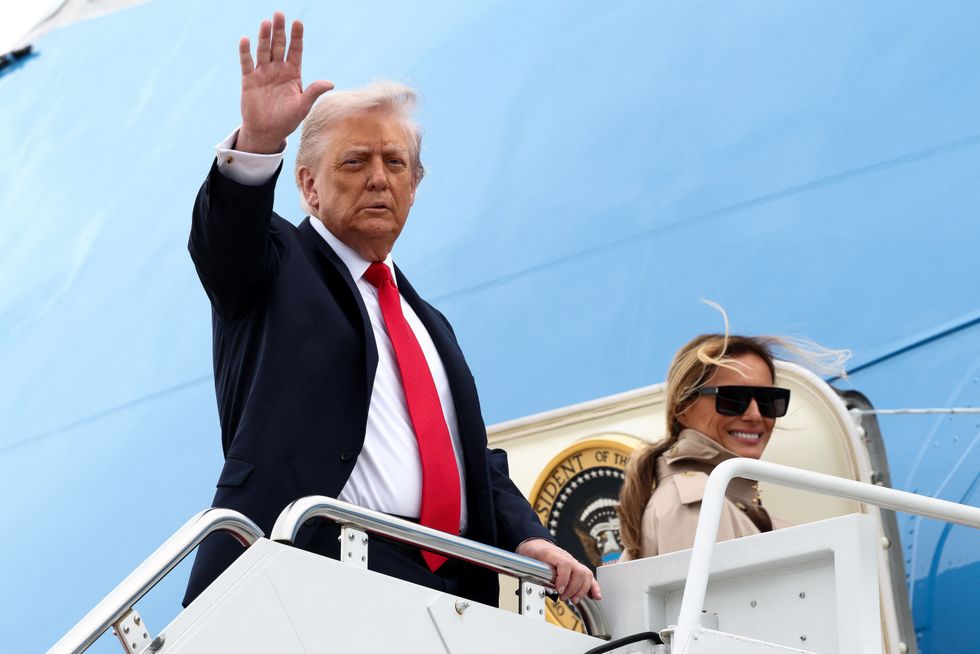 Donald Trump and Melania Trump