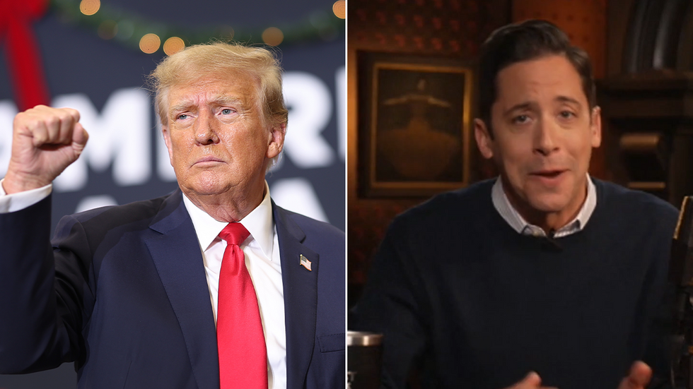 Donald Trump and Michael Knowles