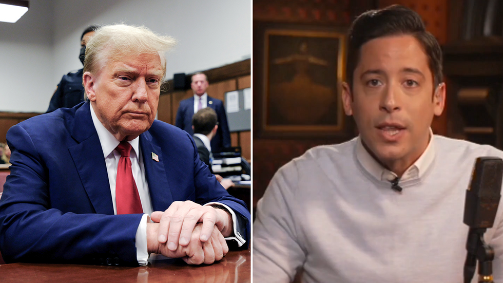 Donald Trump and Michael Knowles