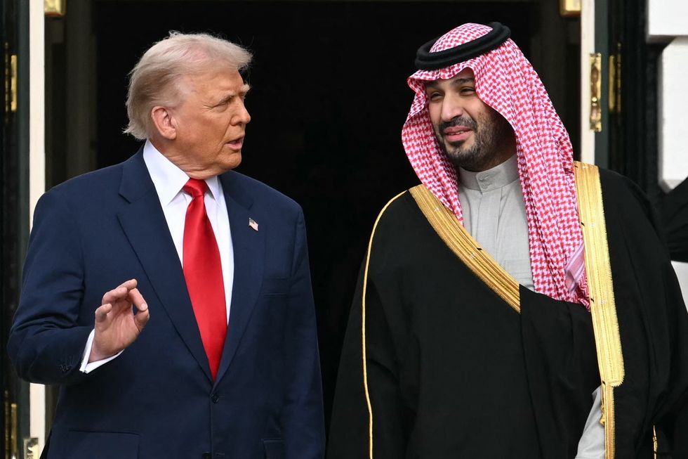 Donald Trump and Mohammed bin Salman
