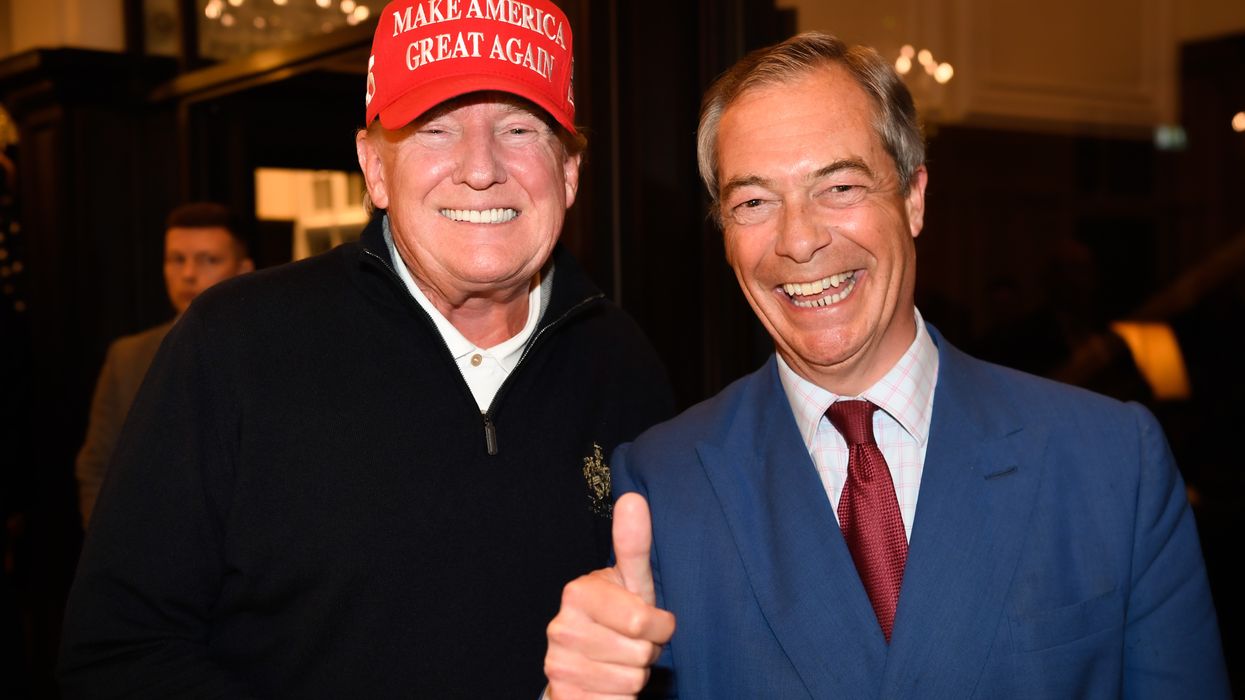 Donald Trump and Nigel Farage