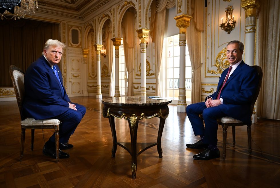 Donald Trump and Nigel Farage