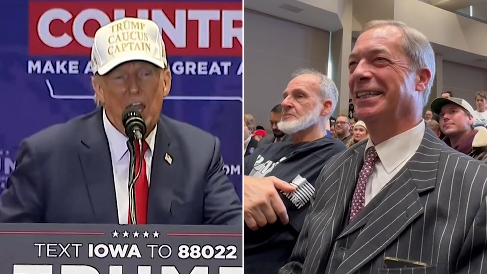 Donald Trump and Nigel Farage